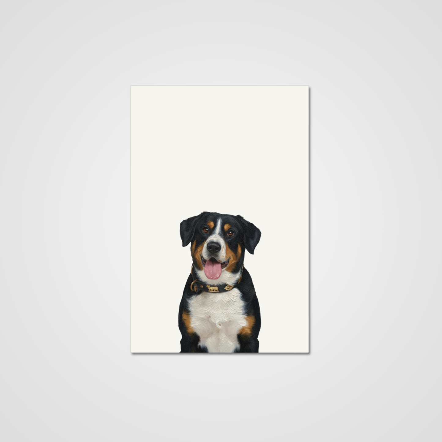 Unframed Oil paint-Style Print- Ivory