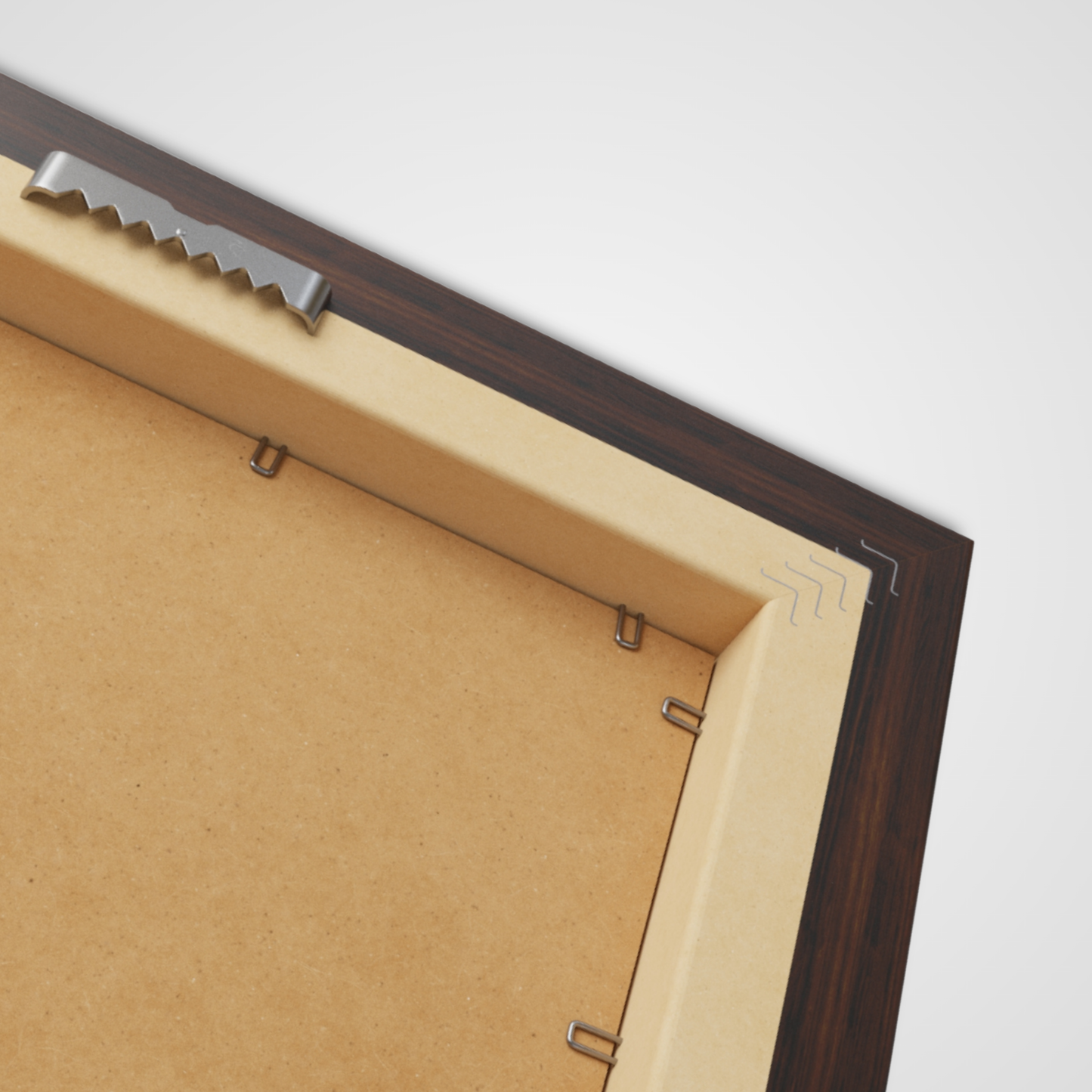 Framed Oil paint-Style Print- Graphite Grey